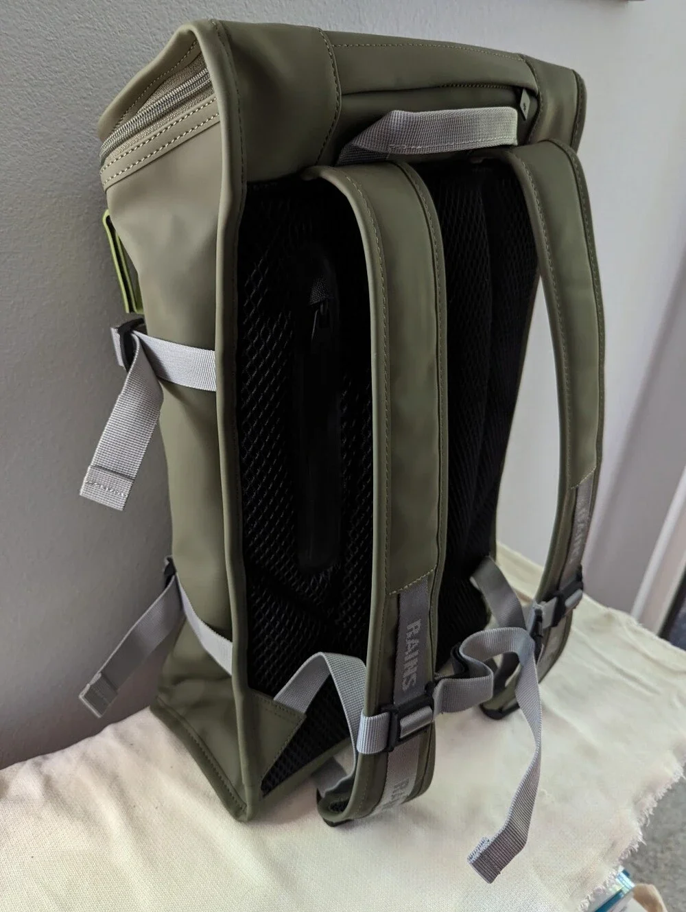 RAINS Trail Mountaineer Waterproof Backpack 22L - Green NWT